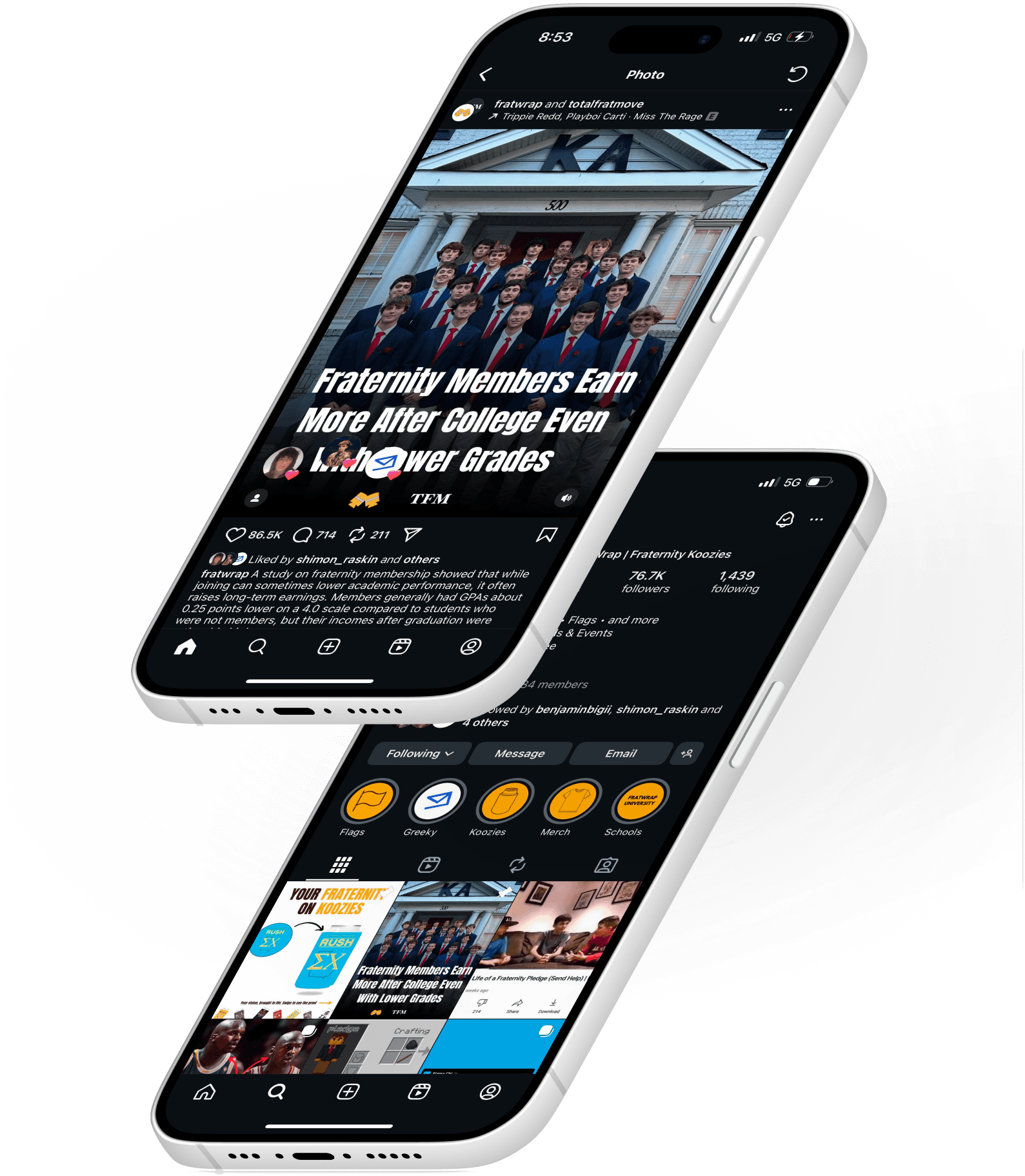 Miraj Marketing social feed preview